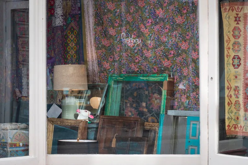 Charity shop, Penzance. 2022.